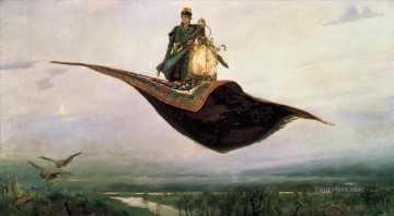 russe Viktor Vasnetsov Le tapis volant Peinture à l'huile